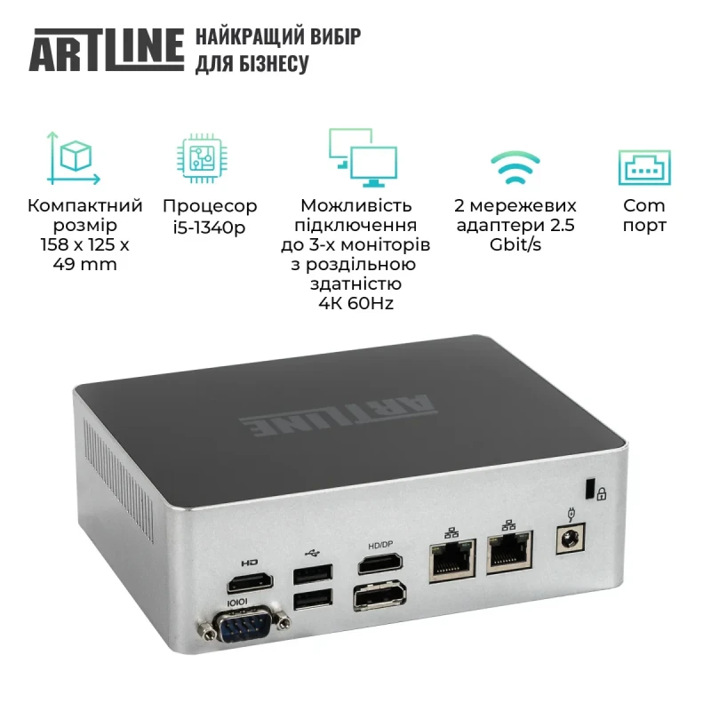 Неттоп ARTLINE Business B12 Windows 11 Pro (B12v37Win)