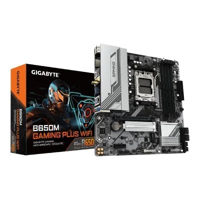 Материнська плата GIGABYTE B650M GAMING PLUS WIFI (sAM5, AMD B650, DDR5, mATX)