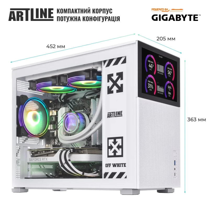 Комп'ютер ARTLINE Gaming D31WHITE (D31WHITEv90)