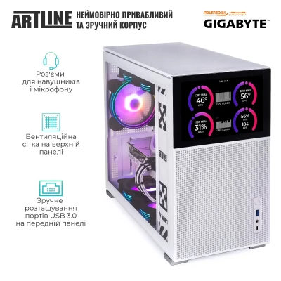 Комп'ютер ARTLINE Gaming D31WHITE (D31WHITEv90) Комп'ютер ARTLINE Gaming D31WHITE (D31WHITEv90)