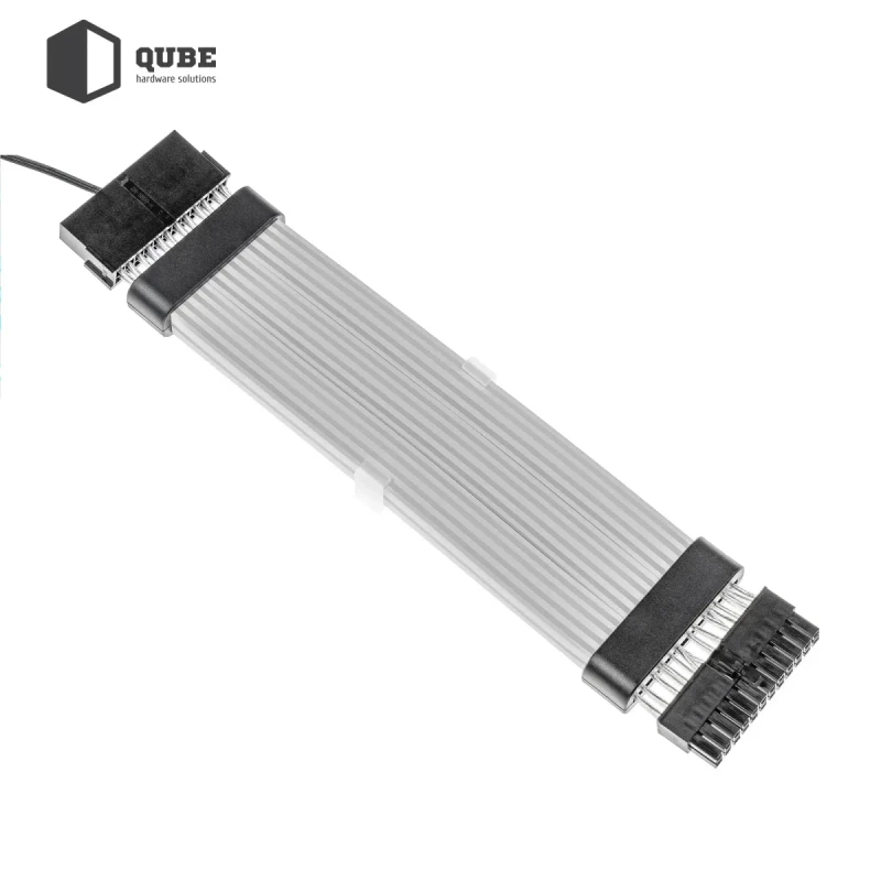 Кабель для ПК Qube ARGB 24 pin Female to Male, Black
