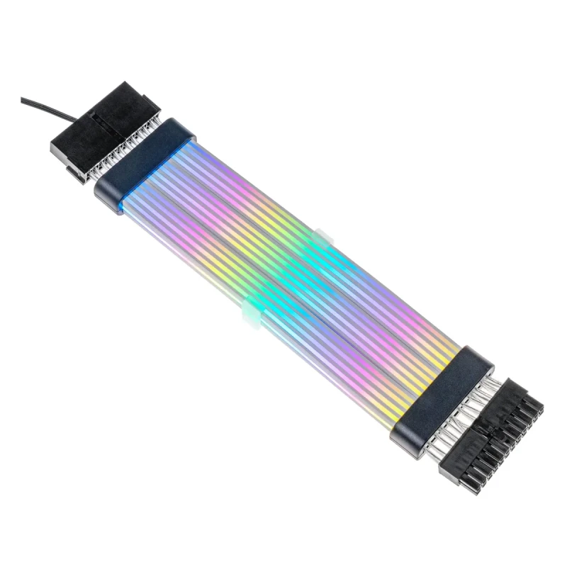 Кабель для ПК Qube ARGB 24 pin Female to Male, Black