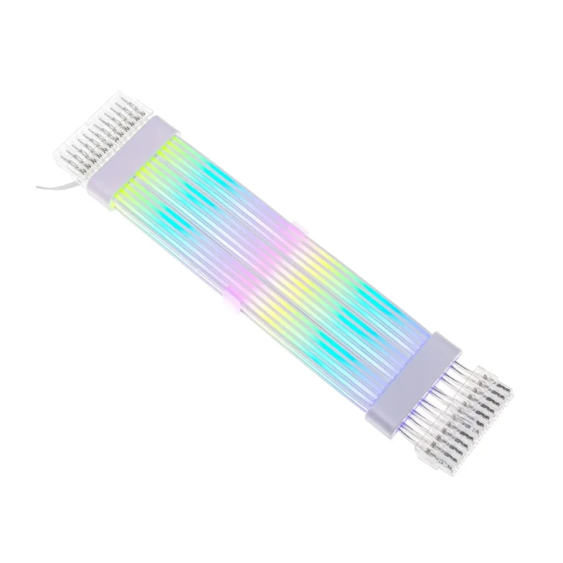 Кабель для ПК Qube ARGB 24 pin Female to Male, White
