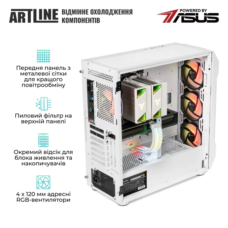 Комп'ютер ARTLINE Gaming X69WHITE (X69WHITEv36)