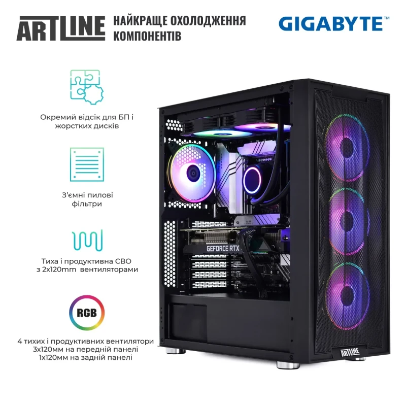 Комп'ютер ARTLINE Gaming X87 Windows 11 Home (X87v45Win)