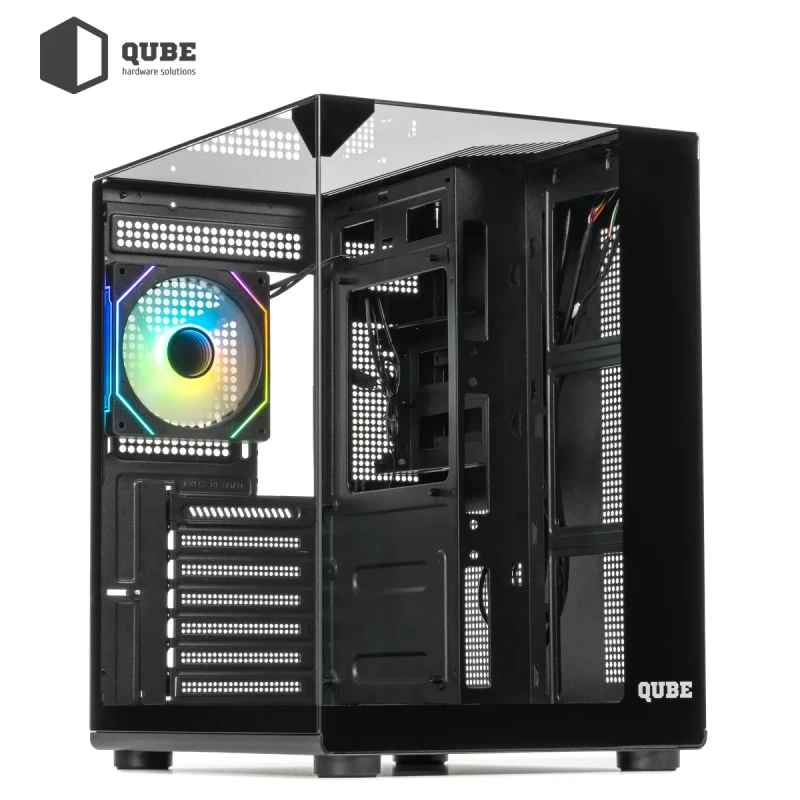 Корпус QUBE AQUARIUM ARGB Black (AQUARIUM_GBNU3)
