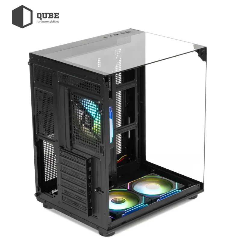 Корпус QUBE AQUARIUM ARGB Black (AQUARIUM_GBNU3)