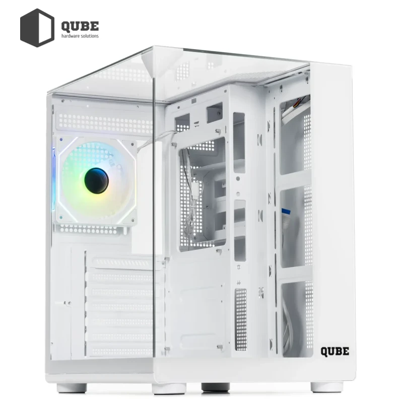 Корпус QUBE AQUARIUM ARGB WHITE (AQUARIUM_GWNU3)