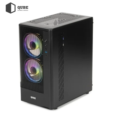 Корпус QUBE GEON ARGB Black (GEON_GBNU3)