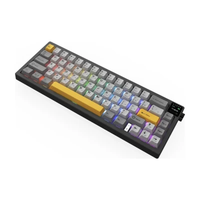 Клавіатура Ajazz AK650 RGB Flying Fish Switch Wireless With Screen (AK650-FF-BGY) Black