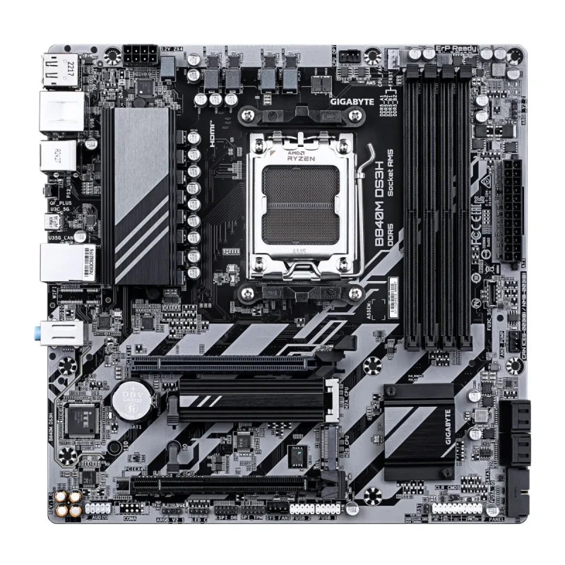 Материнська плата GIGABYTE B840M DS3H (sAM5, AMD B840, DDR5, mATX)