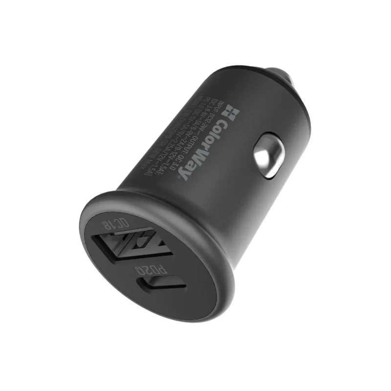 АЗП ColorWay USB-C+USB 38W Gray (CW-CHA029PD-GR)
