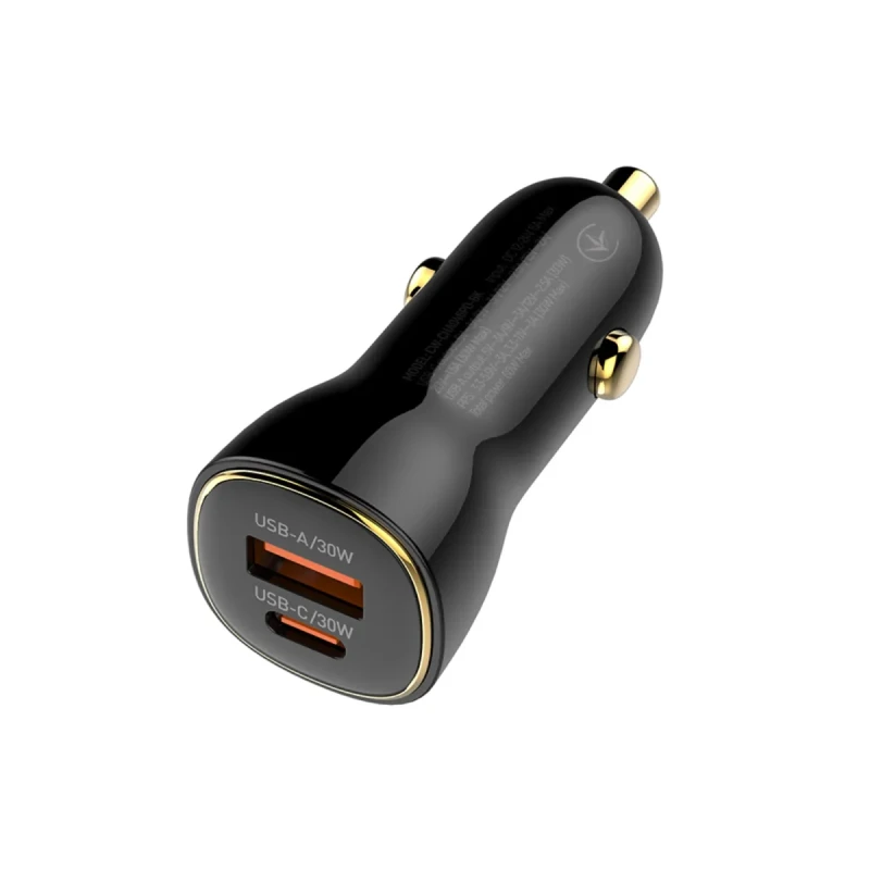 АЗП ColorWay USB-C+USB 60W Black (CW-CHA046PD-BK)