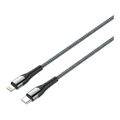 Кабель ColorWay USB-C - Lightning 30W 3А 1m Grey (CW-CBPDCL033-GR)