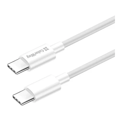 Кабель ColorWay USB-C - USB-C 65W 3А 2m White (CW-CBPDCC056-WT)