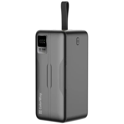 УМБ ColorWay Digital Display 50000mAh 22.5W USB+USB-C Black (CW-PB500LPC5BK-PDD)