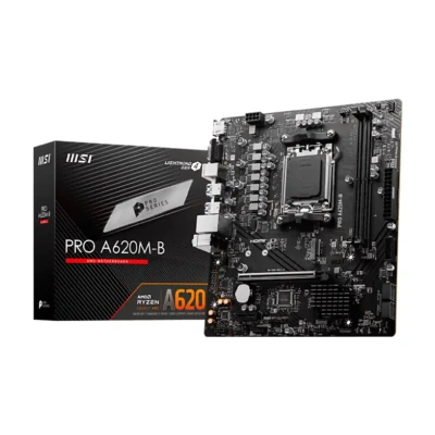 Материнська плата MSI PRO A620M-B (sAM5, AMD A620, DDR5, mATX)