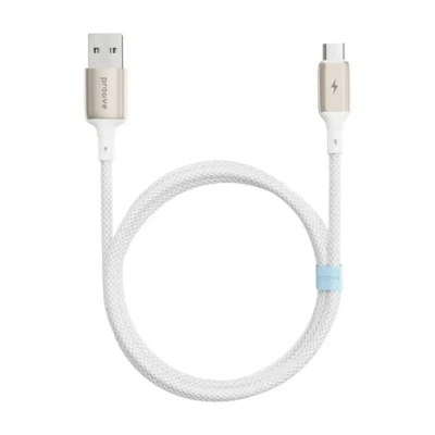 Кабель Proove Dense Metal USB - USB USB-C 2.4A 1m White (CCDM20001202)_ Кабель Proove Dense Metal USB - USB USB-C 2.4A 1m White (CCDM20001202)_