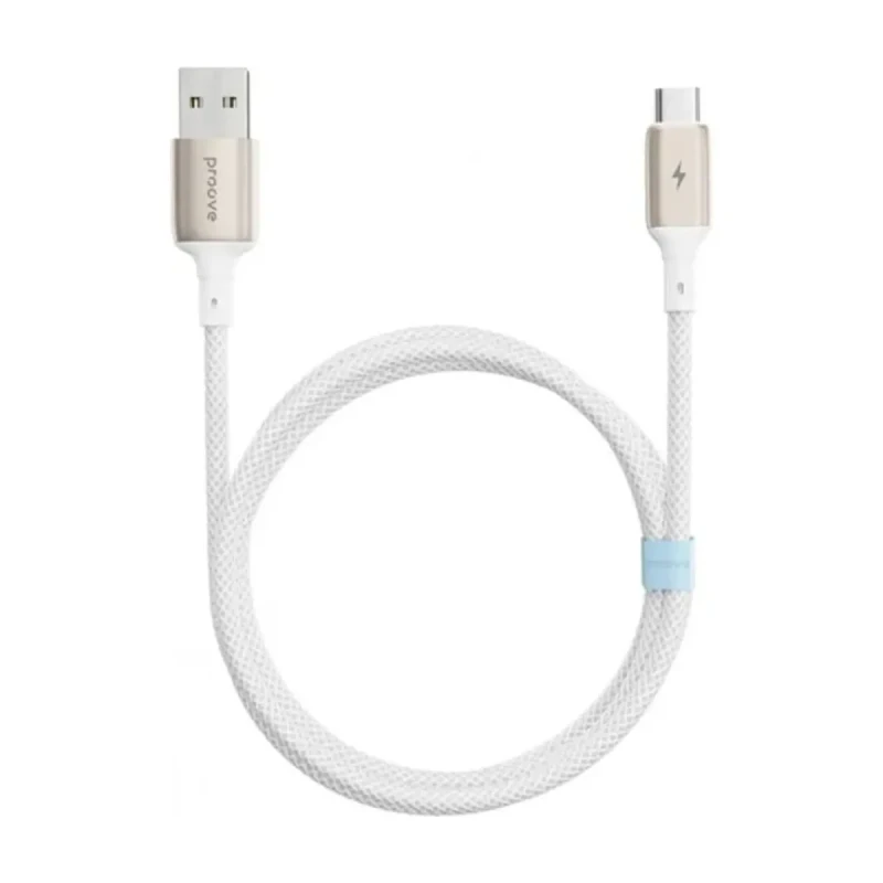 Кабель Proove Dense Metal USB - USB USB-C 2.4A 1m White (CCDM20001202)_