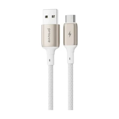 Кабель Proove Dense Metal USB - USB USB-C 2.4A 1m White (CCDM20001202)_