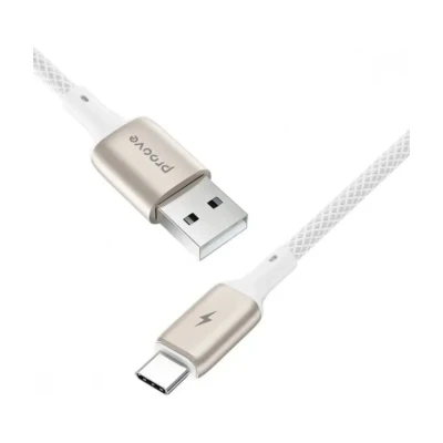 Кабель Proove Dense Metal USB - USB USB-C 2.4A 1m White (CCDM20001202)_ Кабель Proove Dense Metal USB - USB USB-C 2.4A 1m White (CCDM20001202)_