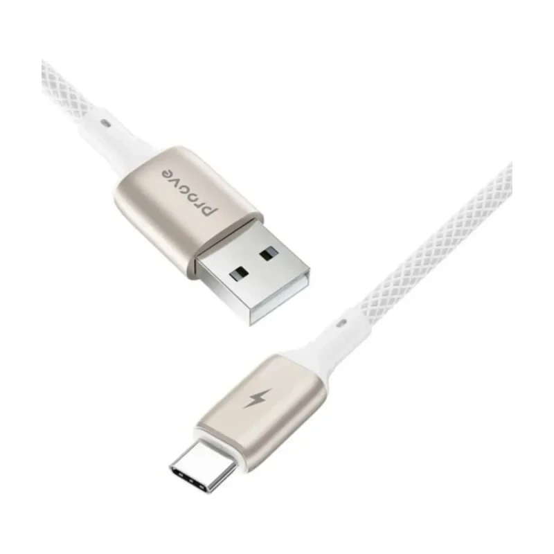 Кабель Proove Dense Metal USB - USB USB-C 2.4A 1m White (CCDM20001202)_