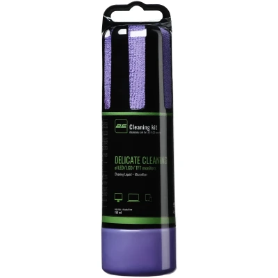 Набір для чищення 2E 150ml Liquid for LED/LCD + салфетка,Violet (2E-SK150VT)