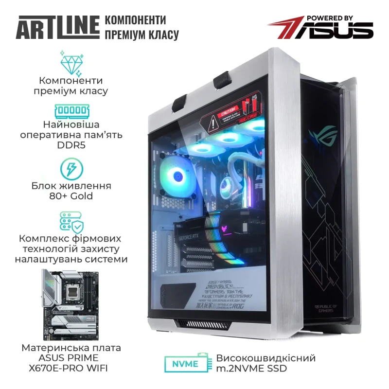 Комп'ютер ARTLINE Overlord STRIX Windows 11 Pro (STRIXv182Win)