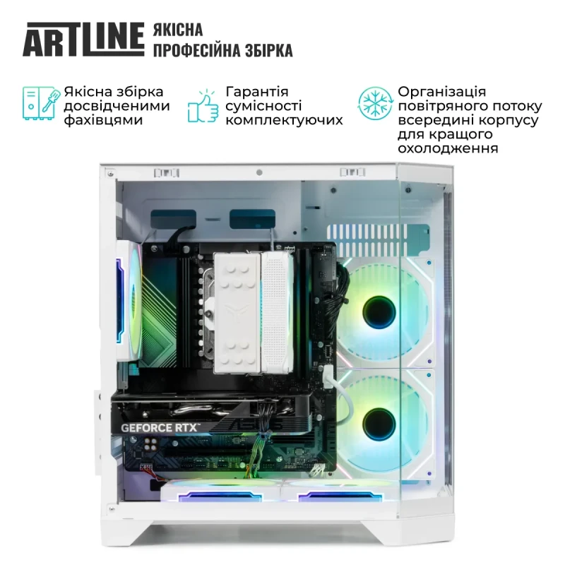 Комп'ютер ARTLINE Gaming X87WHITE Windows 11 Home (X87WHITEv52Win)
