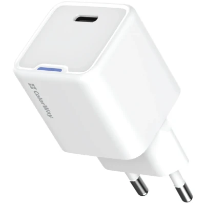 Мережевий ЗП СolorWay USB-C 25W GaN Mini White (CW-CHS052PD-WT)