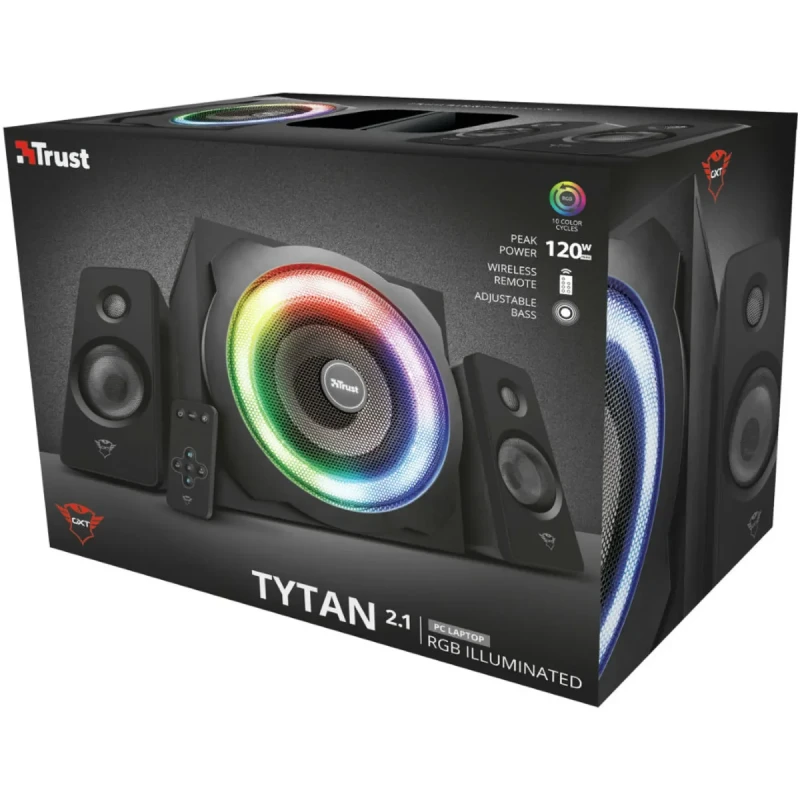 Акустична система Trust GXT 629 Tytan RGB Illuminated 2.1 Speaker Set (22944)