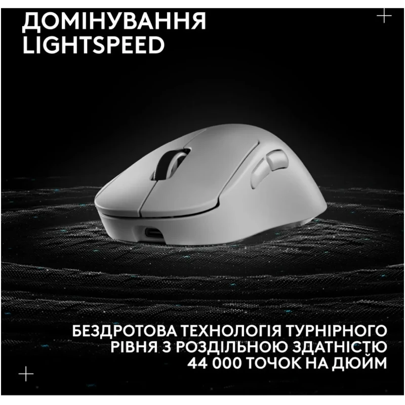 Мишка Logitech G Pro X Superlight 2 Dex Lightspeed Wireless White (910-007365)