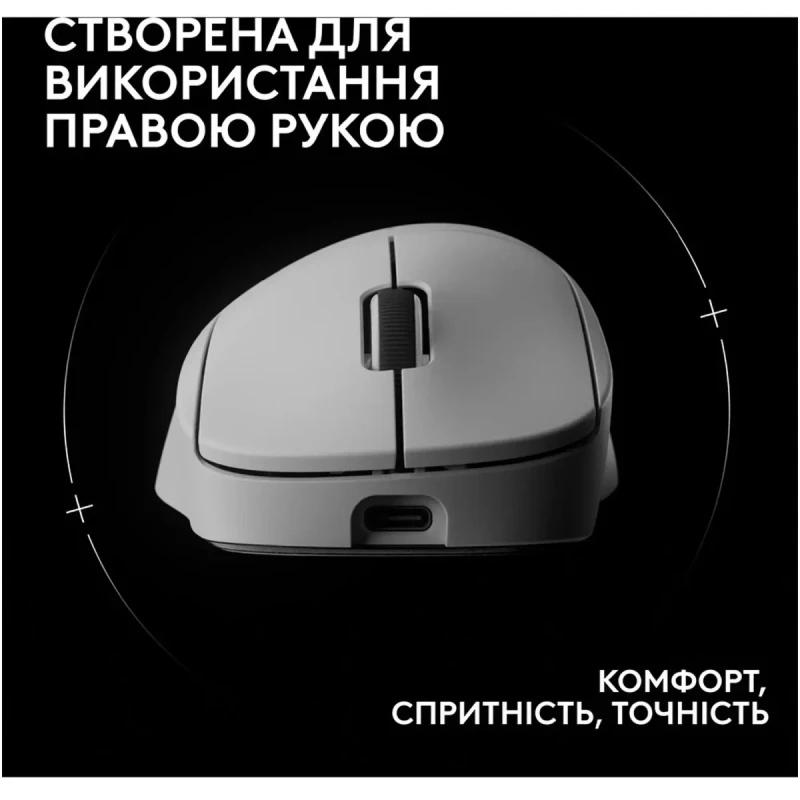 Мишка Logitech G Pro X Superlight 2 Dex Lightspeed Wireless White (910-007365)