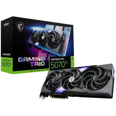 Відеокарта MSI Nvidia GeForce RTX 5070 Ti GAMING TRIO OC 16GB (G507T-16GTC) Відеокарта MSI Nvidia GeForce RTX 5070 Ti GAMING TRIO OC 16GB (G507T-16GTC)