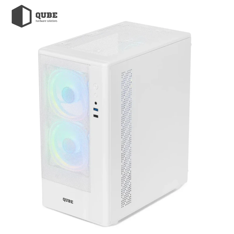 Корпус QUBE GEON ARGB White (GEON_GWNU3)