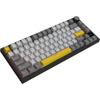 Клавіатура Ajazz AK820 Pro RGB Flying Fish Switch Wireless With Screen (AK820PRO-FF-BGY) Black Клавіатура Ajazz AK820 Pro RGB Flying Fish Switch Wireless With Screen (AK820PRO-FF-BGY) Black
