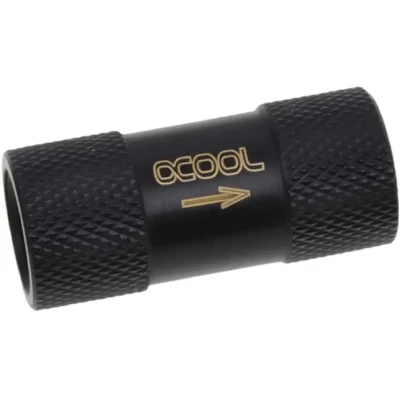 Фітинг Alphacool check valve G1/4 IG - Deep black