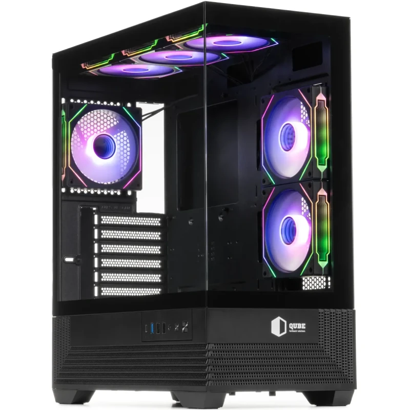 Корпус QUBE FORT ARGB Black (FORT_GBNU3)