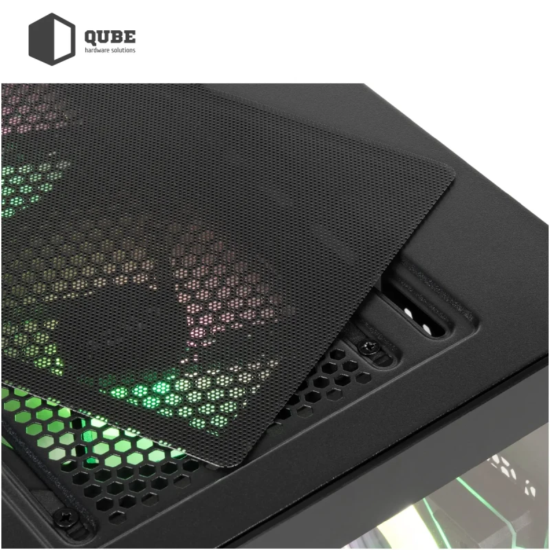 Корпус QUBE FORT ARGB Black (FORT_GBNU3)
