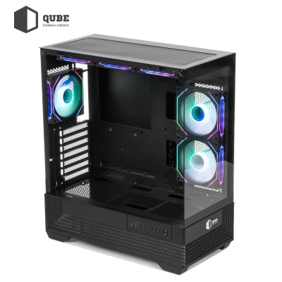 Корпус QUBE FORT ARGB Black (FORT_GBNU3) Корпус QUBE FORT ARGB Black (FORT_GBNU3)