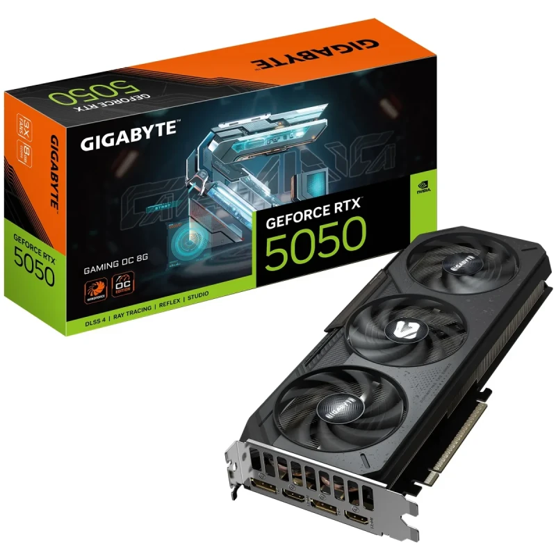 Відеокарта GIGABYTE Nvidia GeForce RTX 5050 GAMING OC 8G (GV-N5050GAMING OC-8GD)