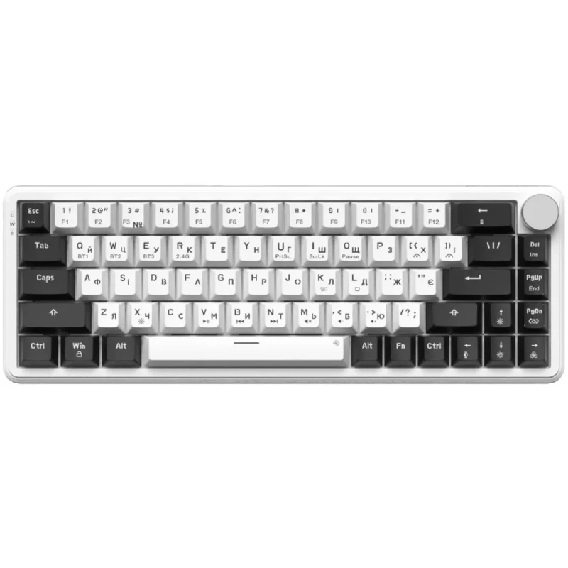 Клавіатура GamePro Asgard Valhalla QLAB Orange Switch RGB Wireless/Bluetooth/USB-C (MK210W Pro)