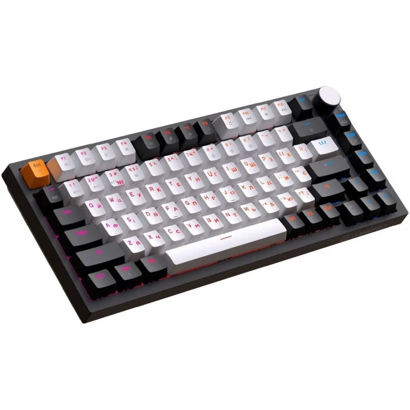 Клавіатура GamePro Asgard Valhalla QLAB Orange Switch RGB Wireless/Bluetooth/USB-C (MK160B Pro)