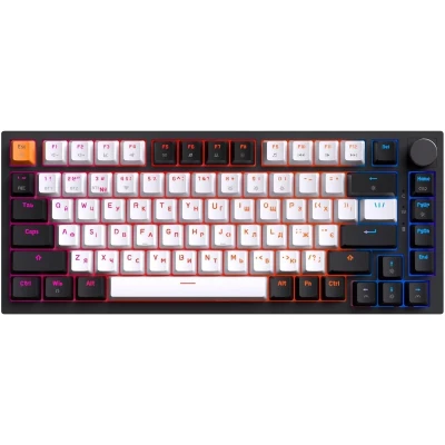 Клавіатура GamePro Asgard Valhalla QLAB Orange Switch RGB Wireless/Bluetooth/USB-C (MK160B Pro)