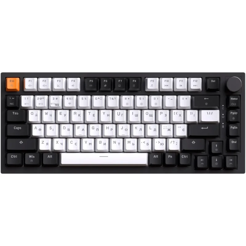 Клавіатура GamePro Asgard Valhalla QLAB Orange Switch RGB Wireless/Bluetooth/USB-C (MK160B Pro)