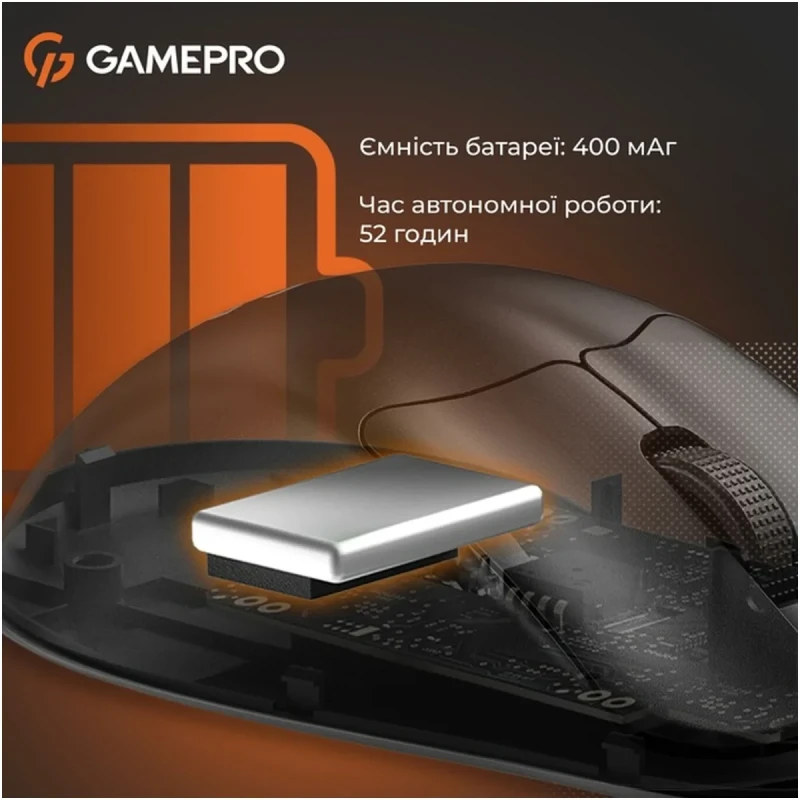Мишка GamePro Genesis  Avenger Wireless/Bluetooth/USB-C Black (GM096B)