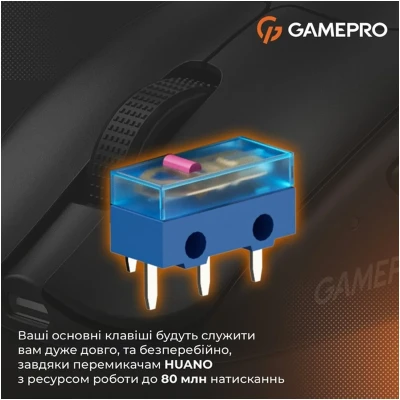 Мишка GamePro Genesis  Avenger Wireless/Bluetooth/USB-C Black (GM096B)