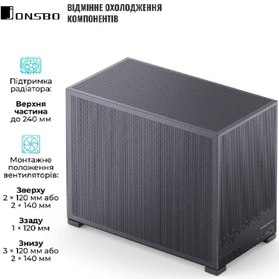 Корпус JONSBO D32 STD MESH Black Корпус JONSBO D32 STD MESH Black