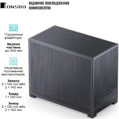 Корпус JONSBO D32 PRO MESH Black Корпус JONSBO D32 PRO MESH Black