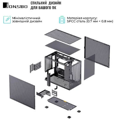 Корпус JONSBO D32 PRO MESH Black Корпус JONSBO D32 PRO MESH Black
